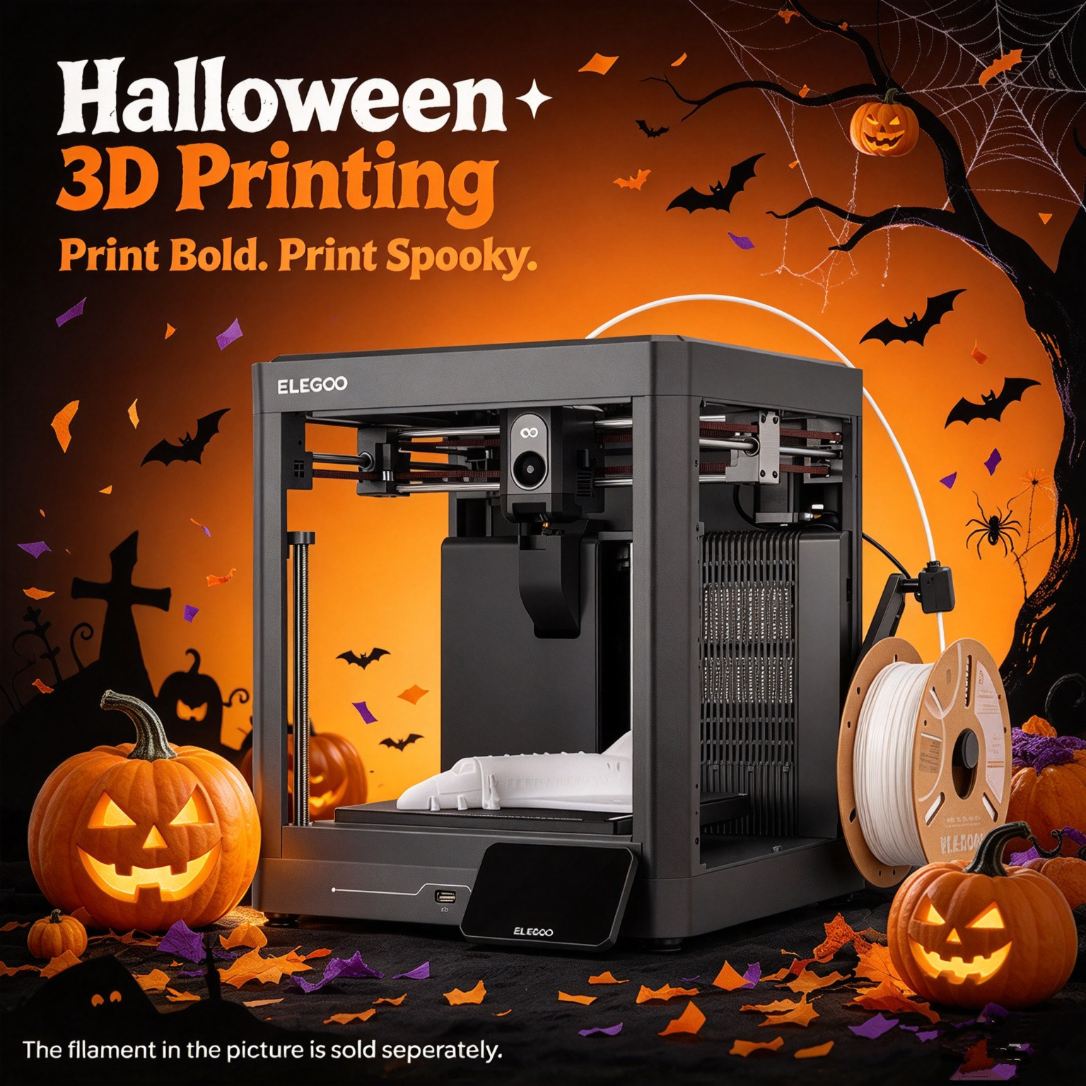 NEW  ELEGOO Centauri 2 FDM 3D Printer 350 °C Nozzle Full-Auto Calibration