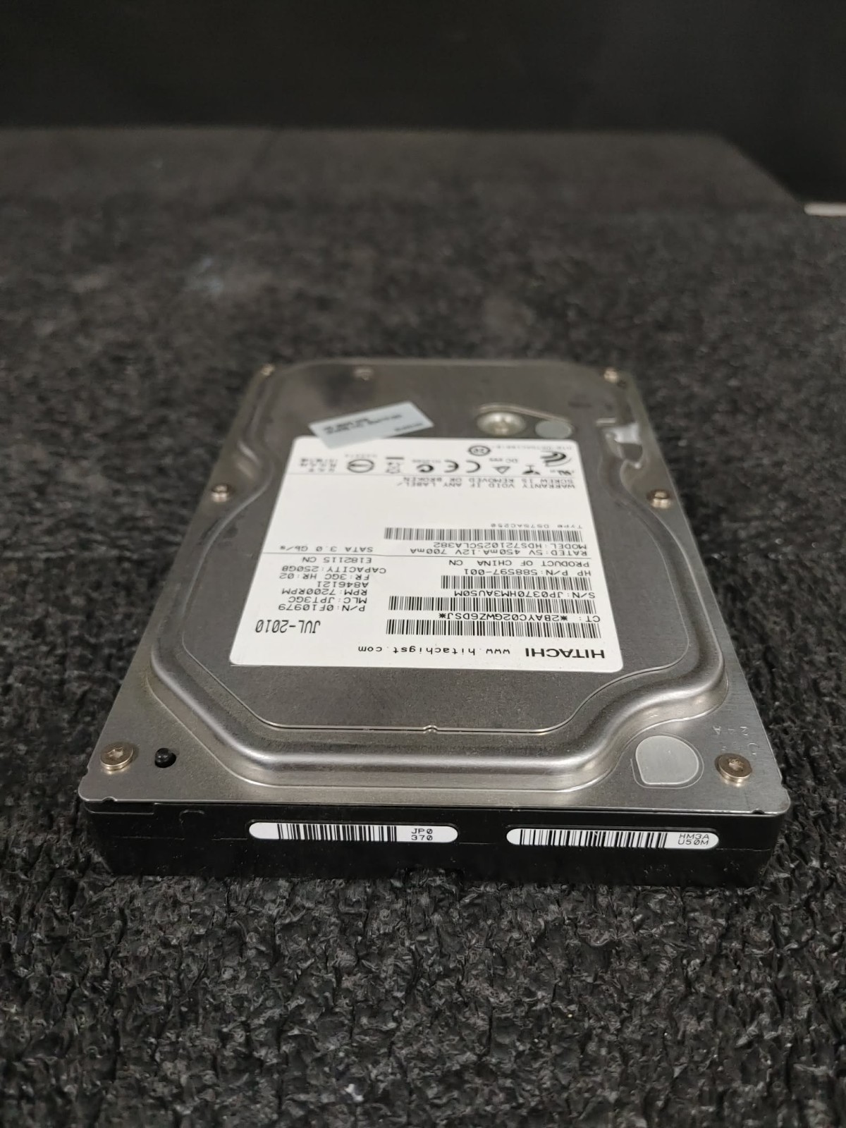 HP 588597-001 504337-001 250GB 7.2K RPM 16MB 3Gbps SATA 3.5" HDD Hard Drive