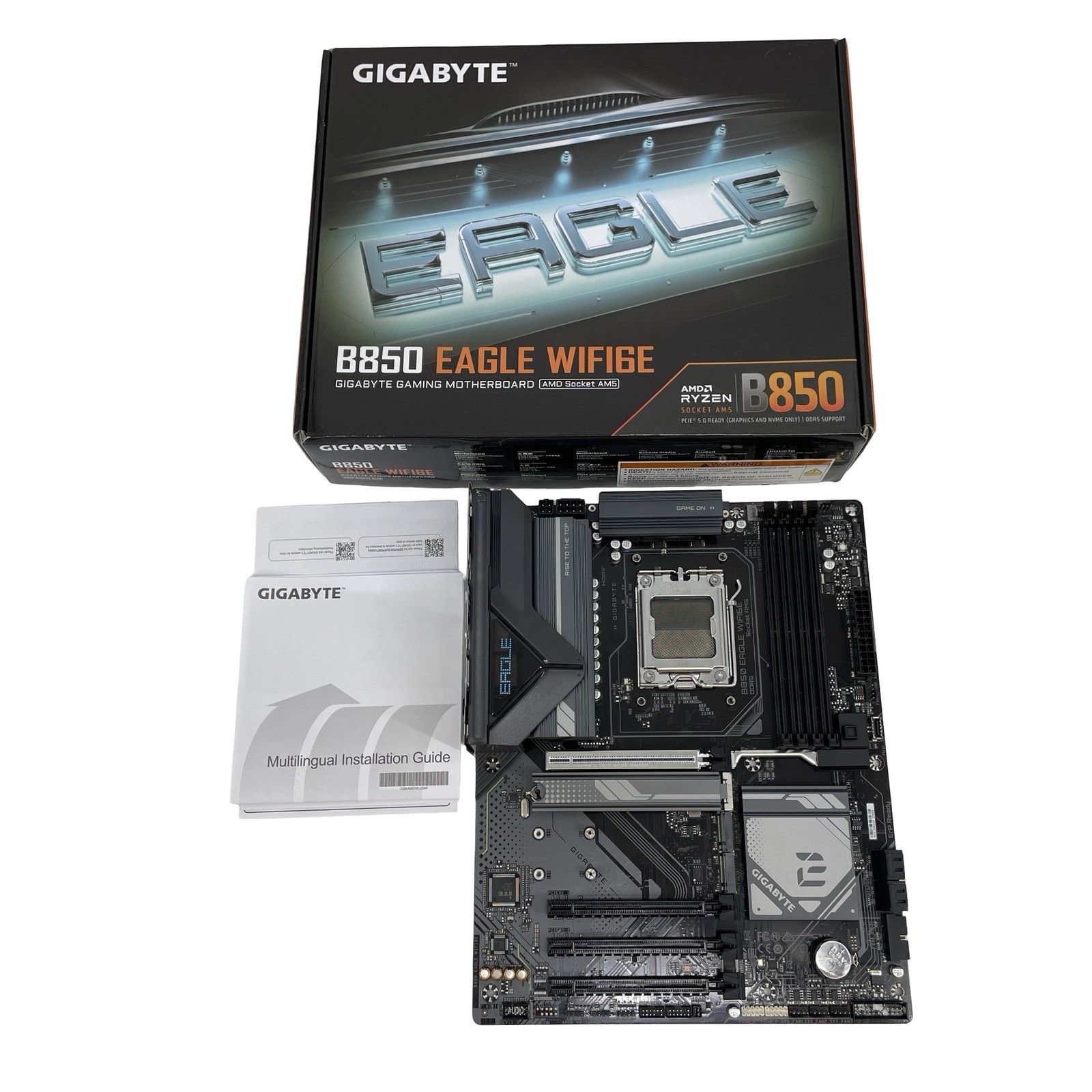 READ GIGABYTE B850 Eagle WIFI6E DDR5 AMD AM5 ATX Motherboard #DP6302