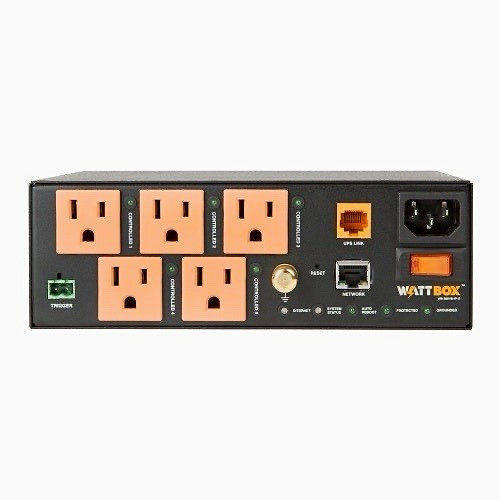 WattBox WB-300VB-IP-5 IP PDU 5-Outlet RJ-45 120V 15A Surge Indicator