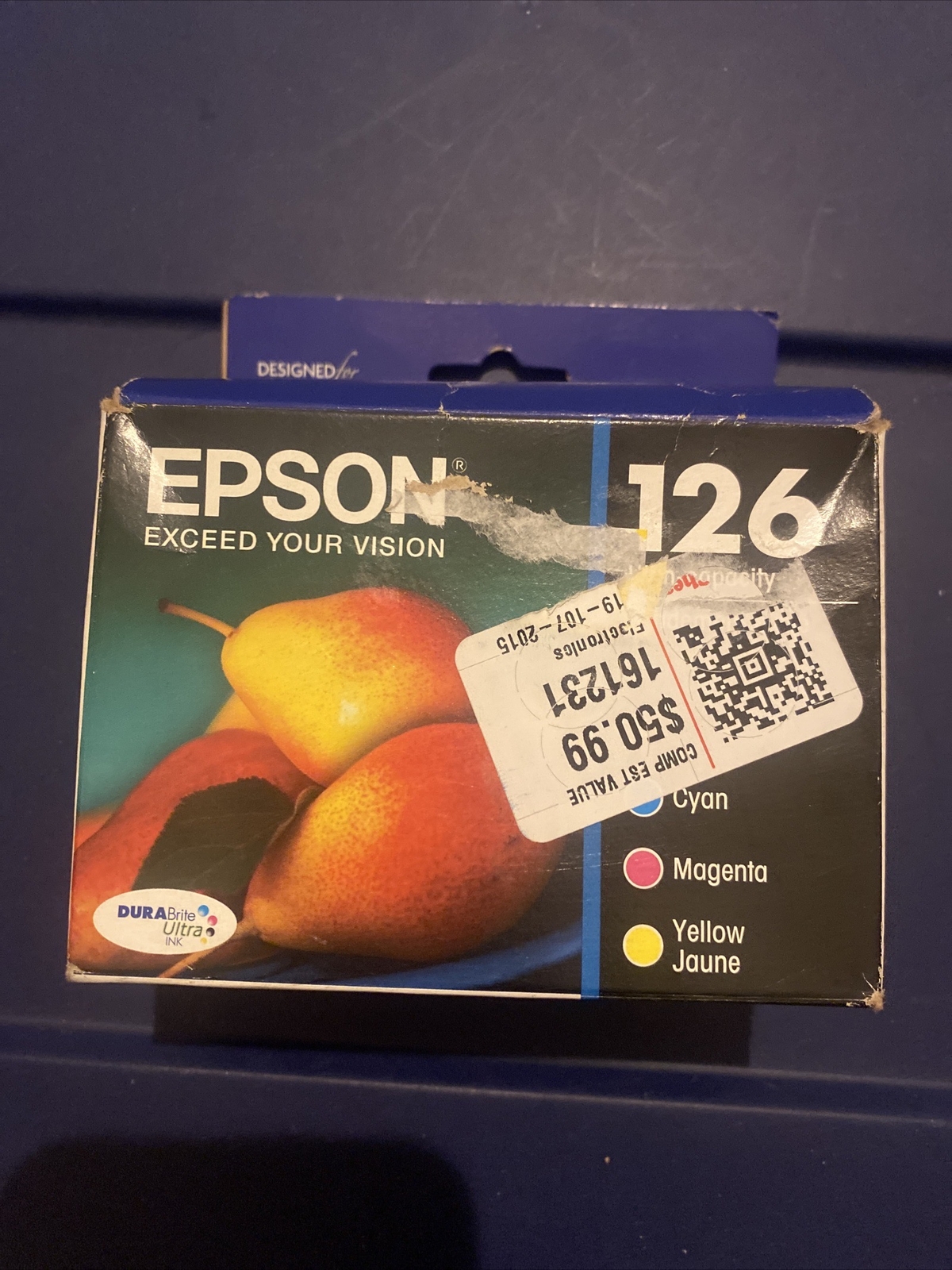 Epson 126 High-Capacity Ink Cartridge Cyan/Magenta/Yellow - Exp 10/2023+