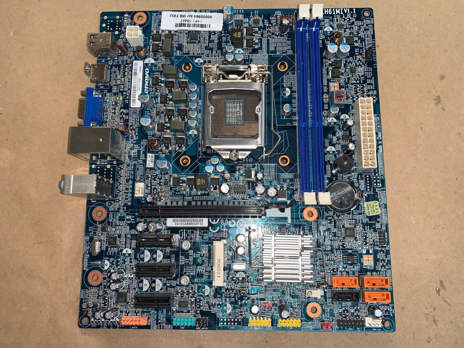 Lenovo CIH61MI V1.1 Genuine OEM Intel H61 TESTED