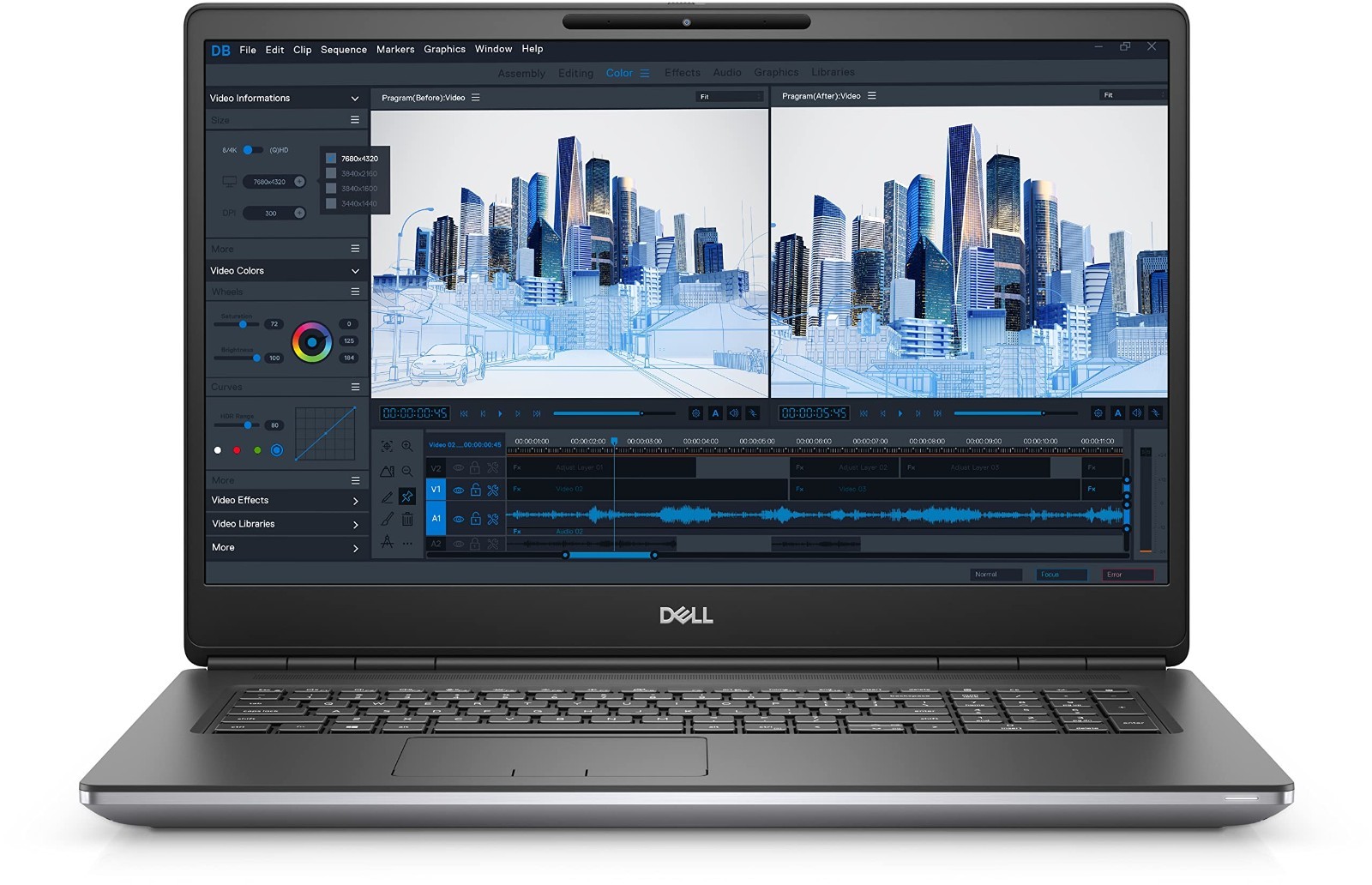 Dell Precision 7760 17.3" Laptop Core i7 4.8GHz 32GB RAM 512GB SSD Win 11 Pro