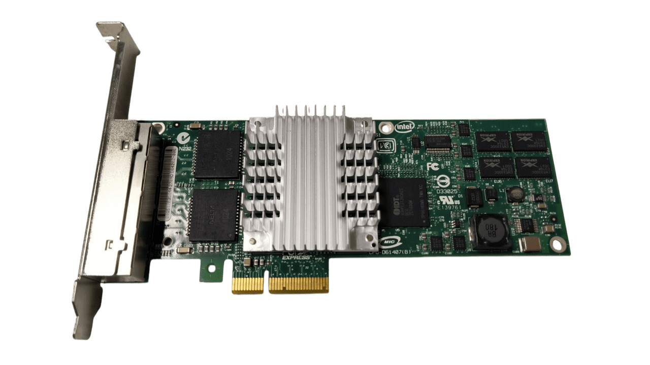 Intel Pro/1000 PT EXPI9404PTLBLK Quad Port 1GB Network Card Full Height 884311