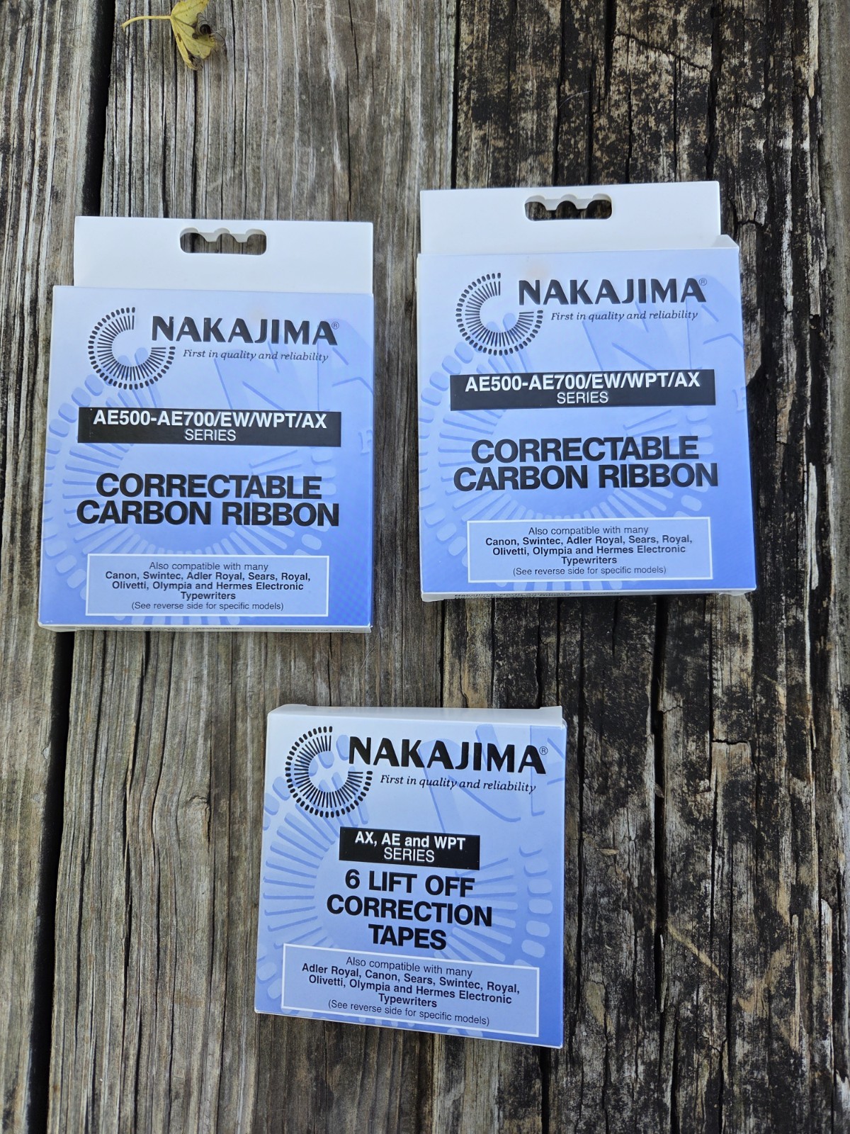 Nakajima XC001 AE-580 AE-500 AE-710 Typewriter Ribbon Correction Tape Original