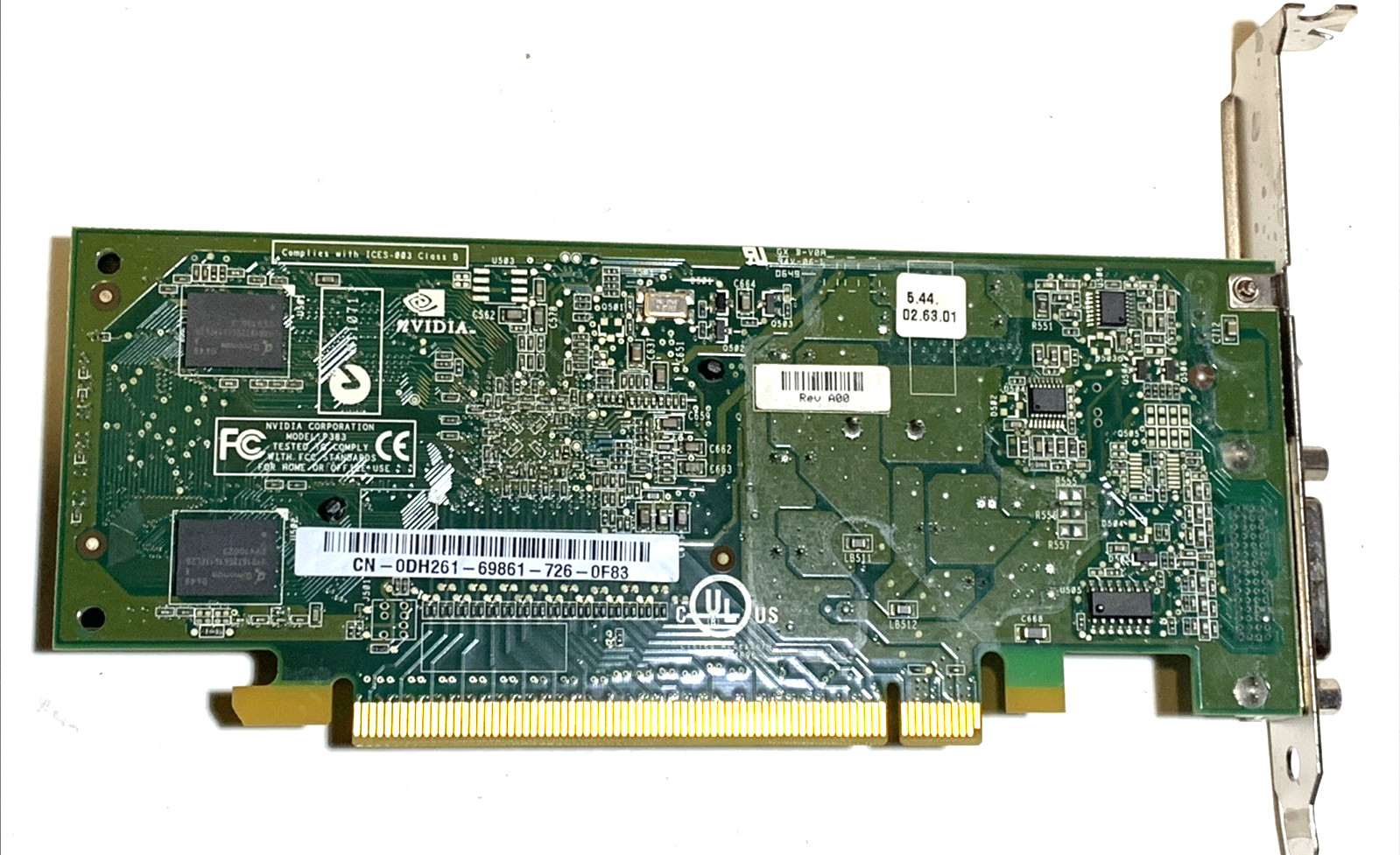 NVIDIA Model: P383  PCI-E Graphics Card