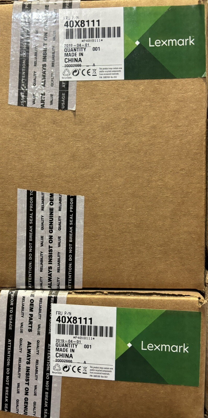 Genuine Lexmark 40X8111 Fuser Maintenance Kit X738 X734 X736 C736 C734 XS736