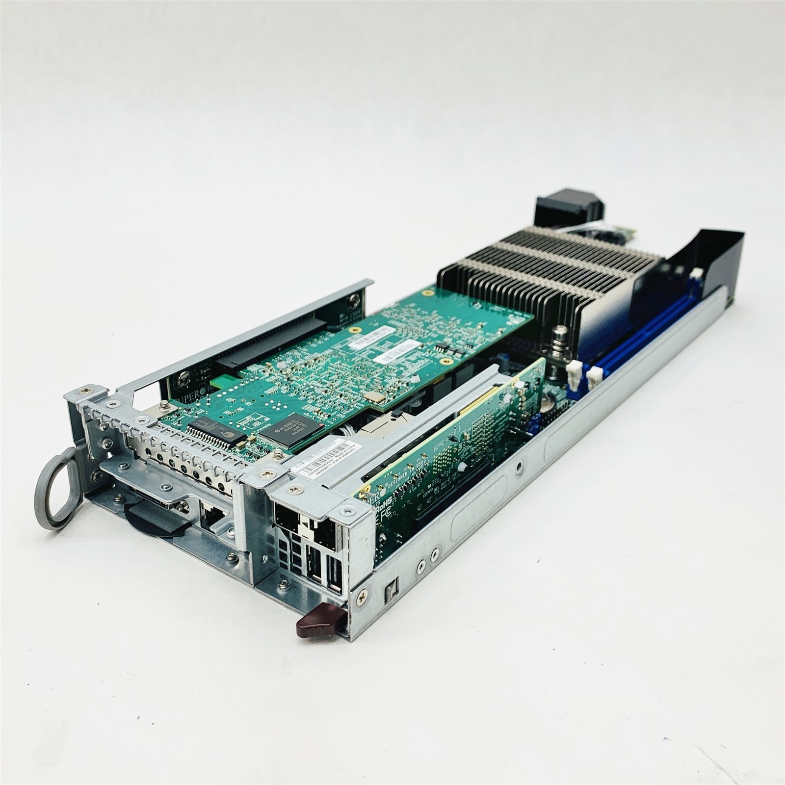 Supermicro X10SRD-F Barebones Blade Server Node MicroCloud with AOC-SAS2LP-H8IR
