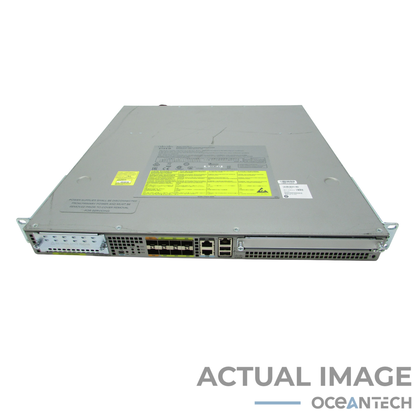 Cisco ASR1001-X V02 Series Aggregation Services Router W/ Ears