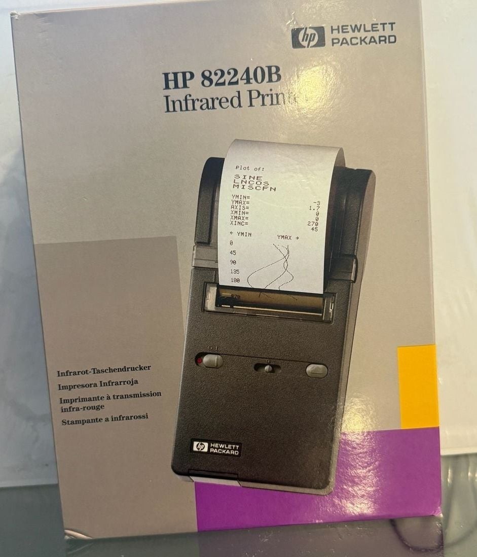 Vintage HP Model Number # 82240B Infrared Thermal Portable Printer