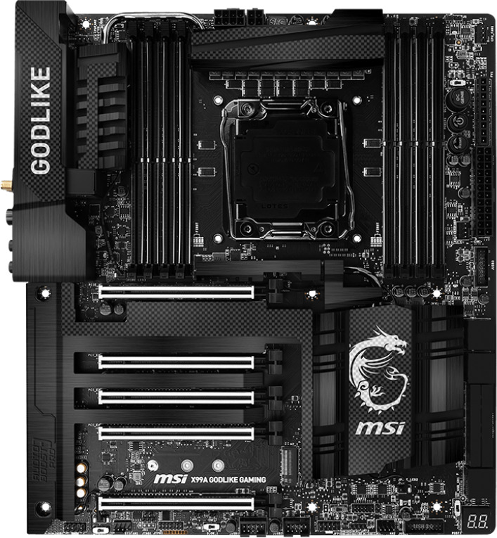 100% Tested FOR MSI X99A GODLIKE GAMING Motherboard DDR4 128GB 2011-3 USB3.1 M.2