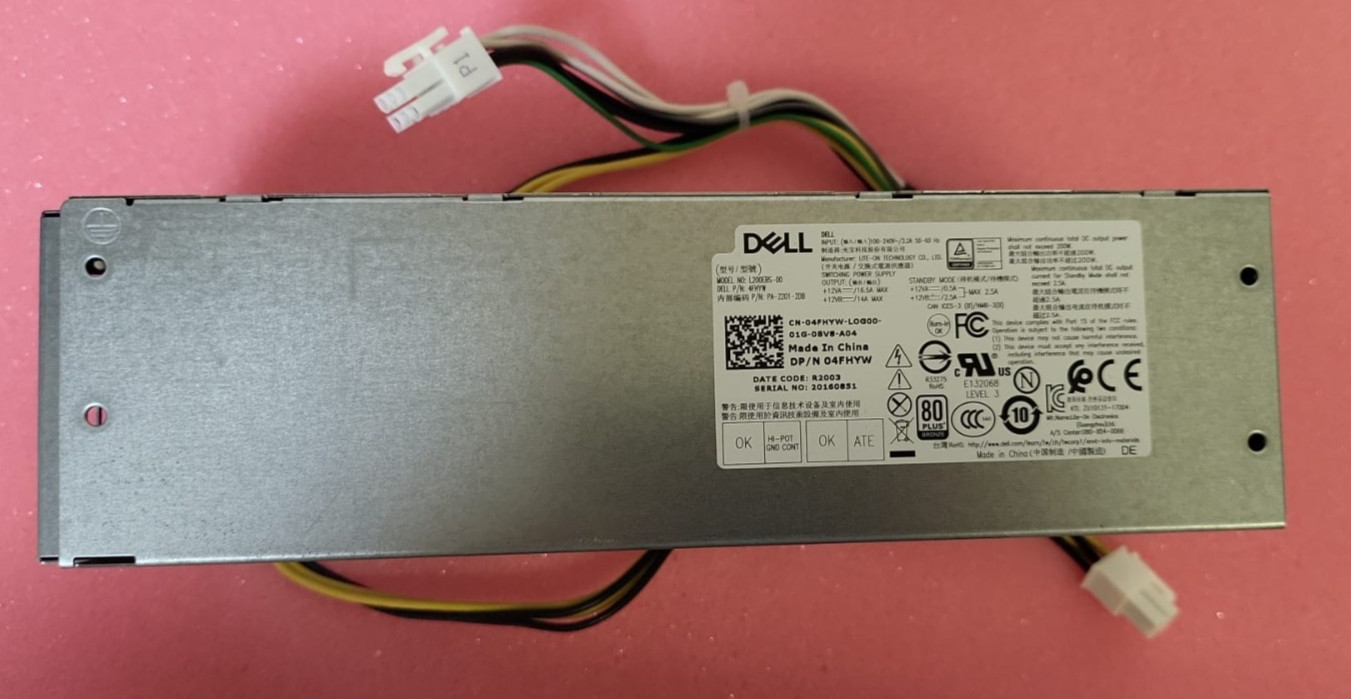 Replacement Part: Dell W125709668 0CGFJT 200 Watts Power Supply E-Star PS USA