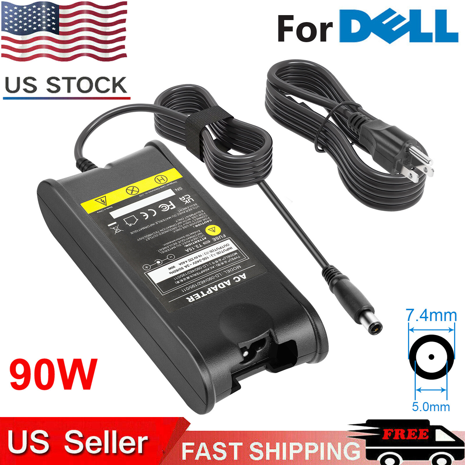AC Adapter Charger Power Supply For Dell Latitude E5450 E5440 E5420 E5404 E5400