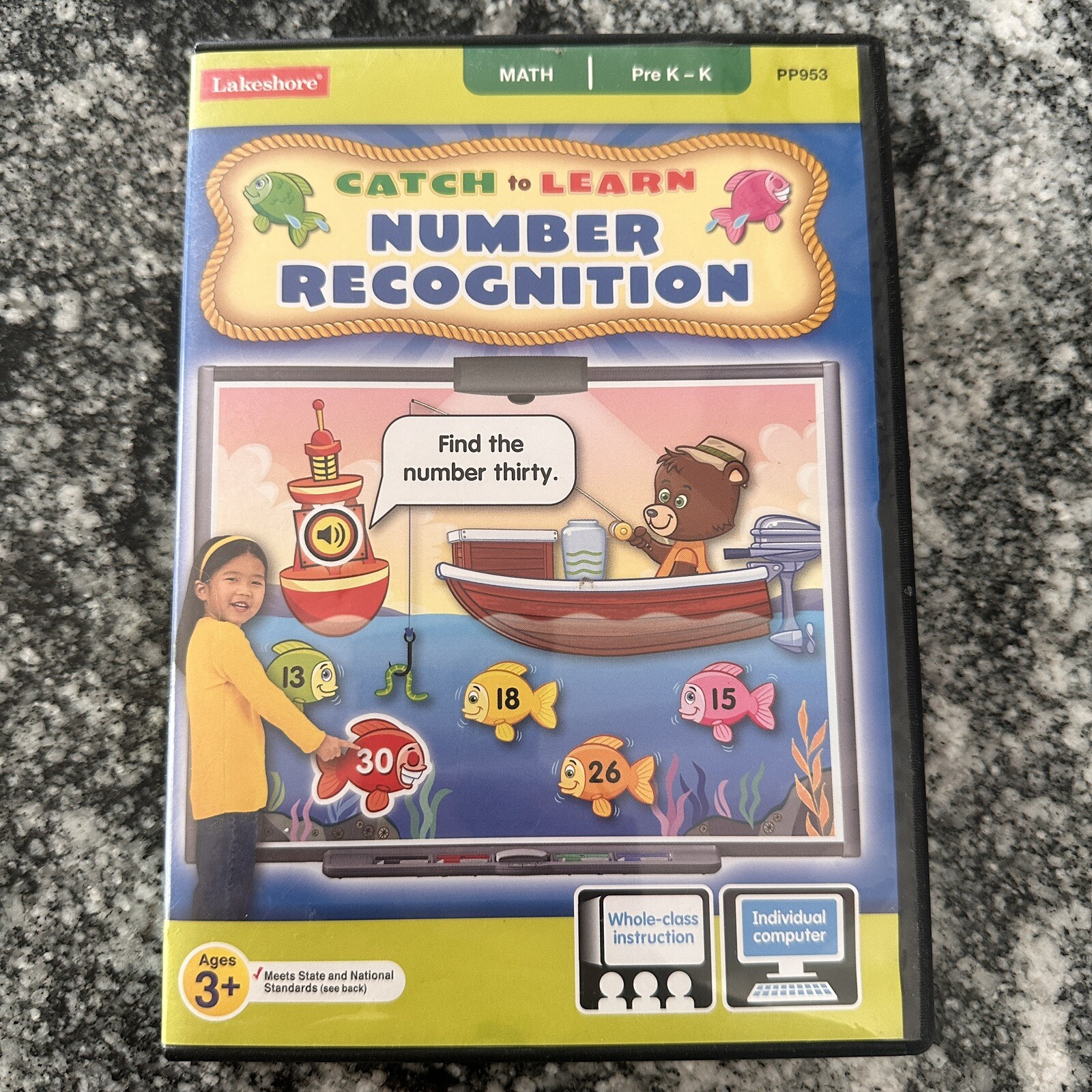 Catch to Learn Number Recognition: Math, Pre K-K (PC / MAC) Homeschool Pre K