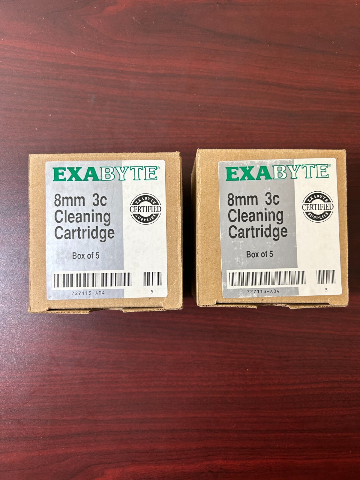 10-Pack Exabyte 3C 8mm Cleaning Cartridge New Sealed.