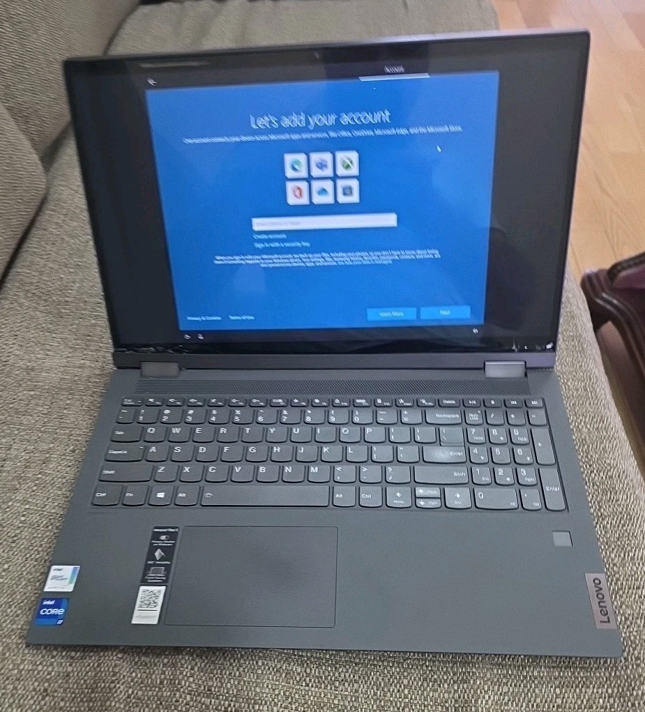 LENOVO FLEX 5 151TL05 Laptop (Ideapad) i7-1165G7 16GB RAM 512GB SSD Win10 Home