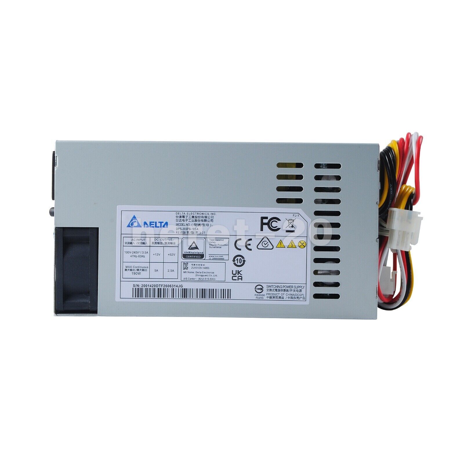 New 190W Delta Power Supply Power Module DPS-200PB-185A AC 100-240V 3.5A 47-63HZ