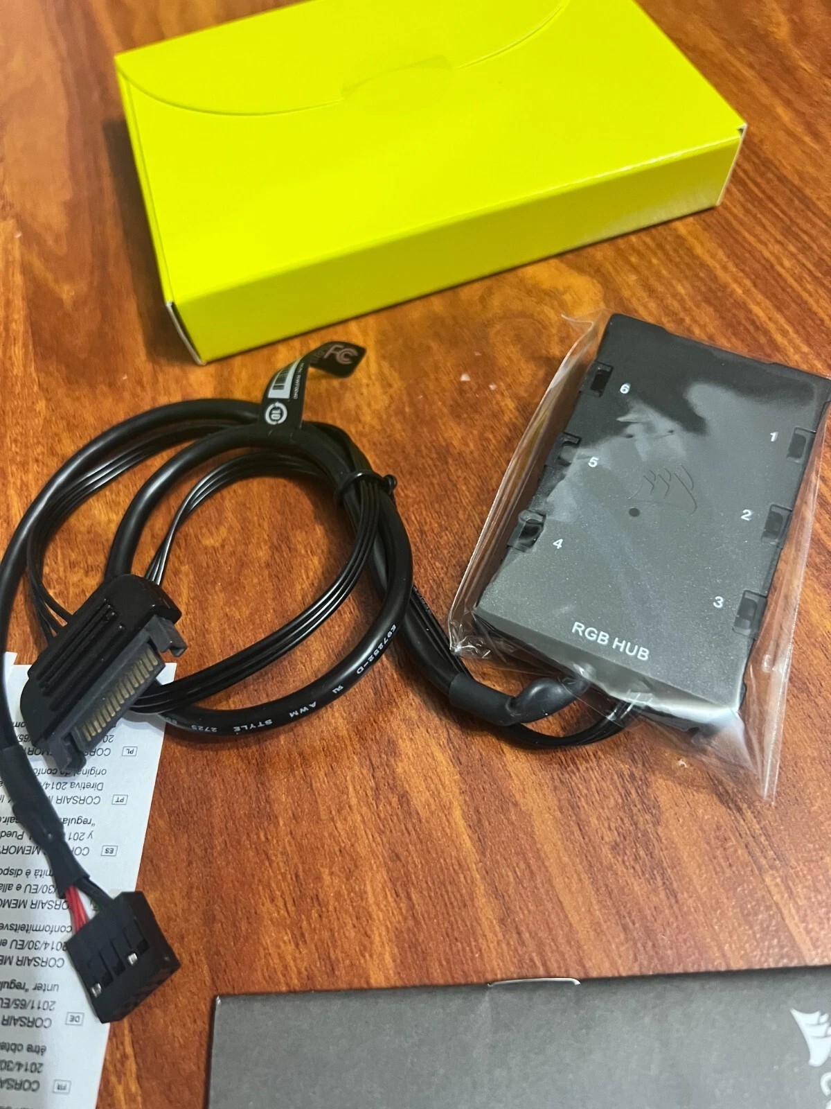 Corsair RGB LED Fan Hub for Lighting Node Pro 6 Ports USB ,ORIGINAL