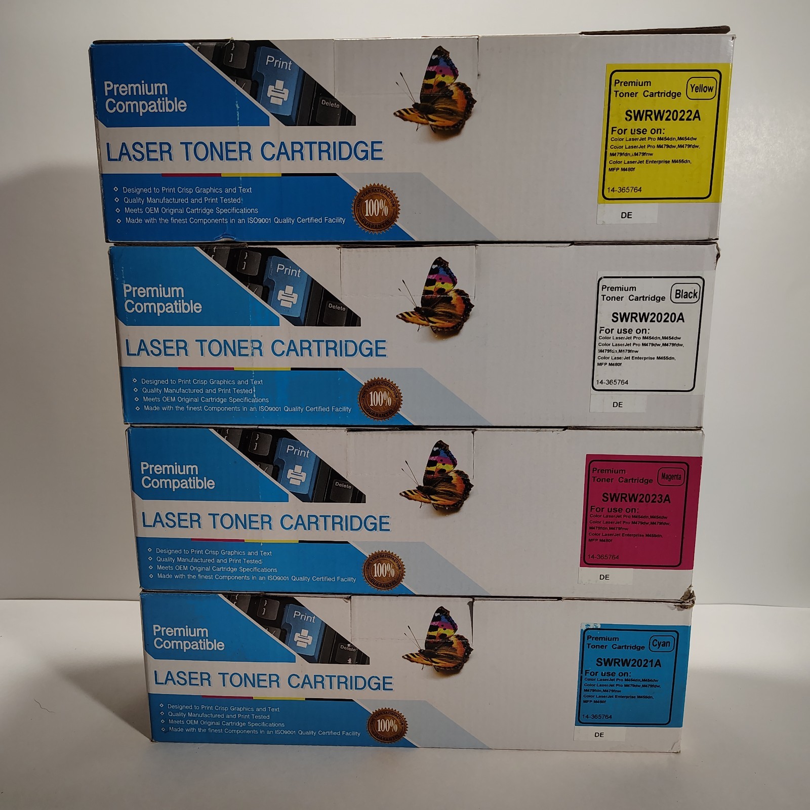 4PK Compatible HP 414A Toner Cartridge Set W2020A W2021A W2022A W2023A