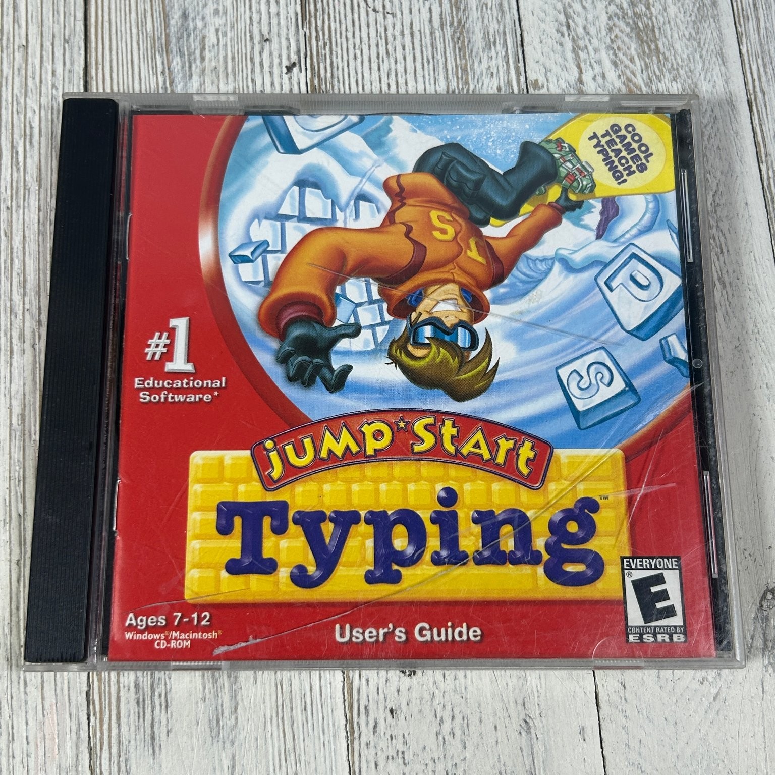 JumpStart Typing Learning System CD-ROM Software Windows Mac Ages 7-12 Knowledge