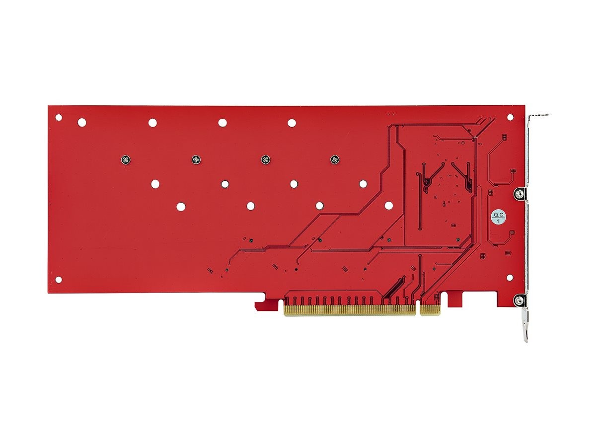 StarTechcom Quad M.2 PCIe Adapter Card PCI-Express 7800 Mbps QUAD-M2-PCIE-CARD-B