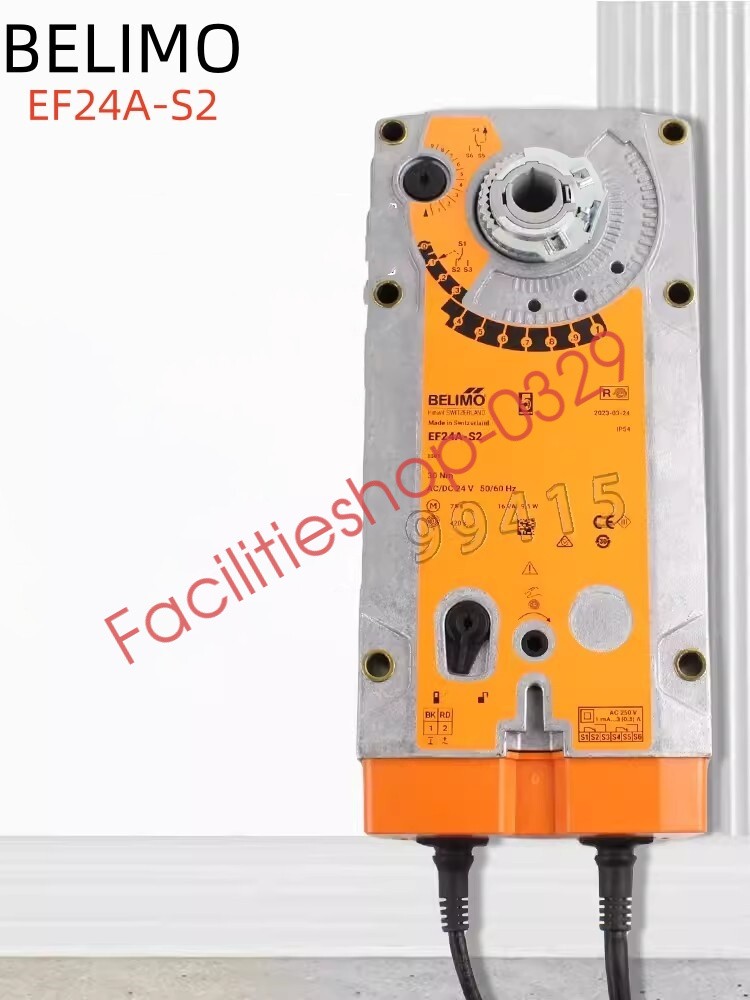 1pcs BELIMO EF24A-S2 Spring-reset Electric Air Valve Actuator DHL/FedEx