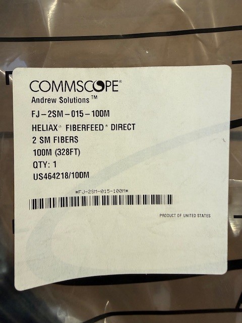 FJ-2SM-015-100M - Commscope 100M Ruggedized LC-LC SM Duplex