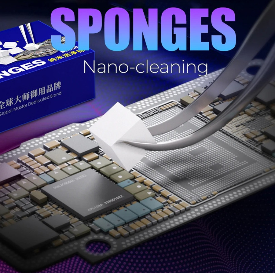1pc Nano Cleaning Sponge Set Electronic PCB Keyboard Cleaning Pads - NEW