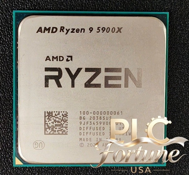 Used AMD Ryzen 9 5900X R9 5900X 12Core 24Thr 3.70GHz 64MB 105W AM4 CPU Processor