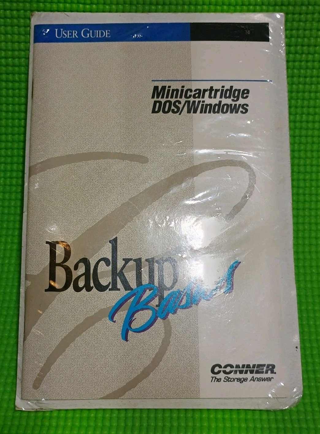 New Conner Backup Basics Version 1.3 english - vintage tape drives 3.1 - BN009
