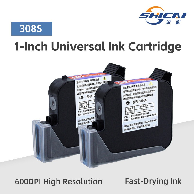 Ink Cartridge 3x for 25.4mm Handheld Inkjet Coder Date Code
