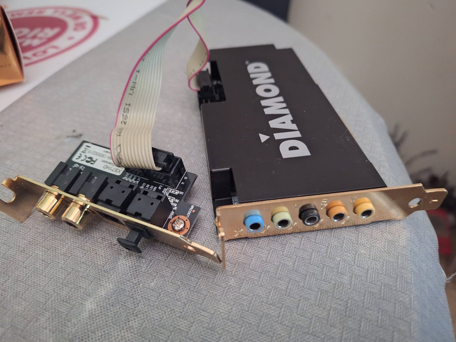 The Diamond Xtreme 7.1 sound card(PCI-E) WITH DRIVERS-24bit/192khz FULL HD