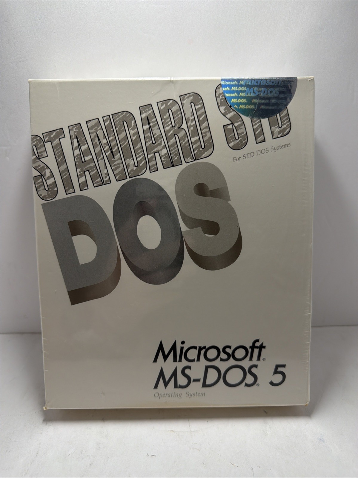 Standard STD Microsoft MS-DOS 5 Sealed 5.25 Disks Vintage New