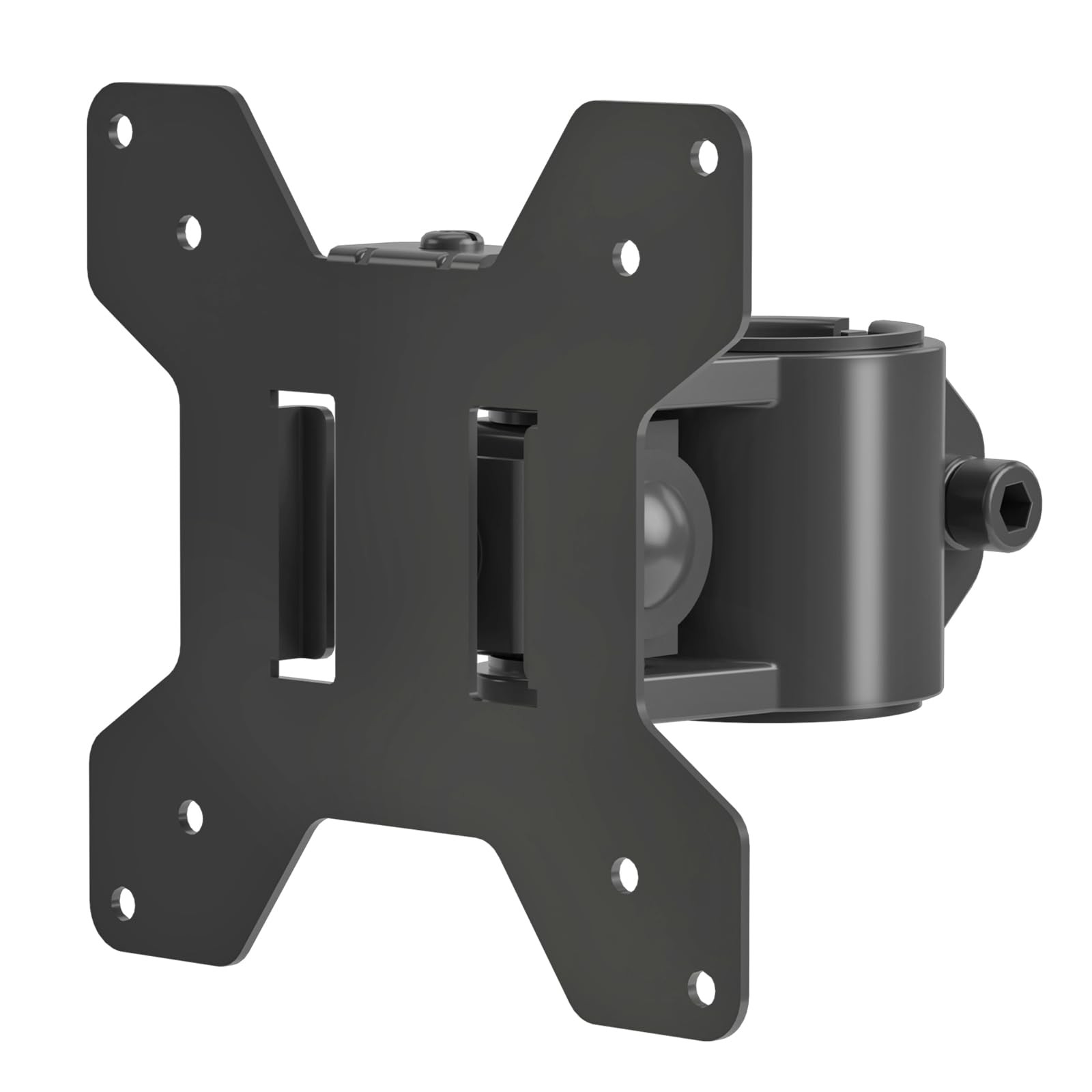 Suptek Single Head and Plate Vesa Pole Mount Mount, Black