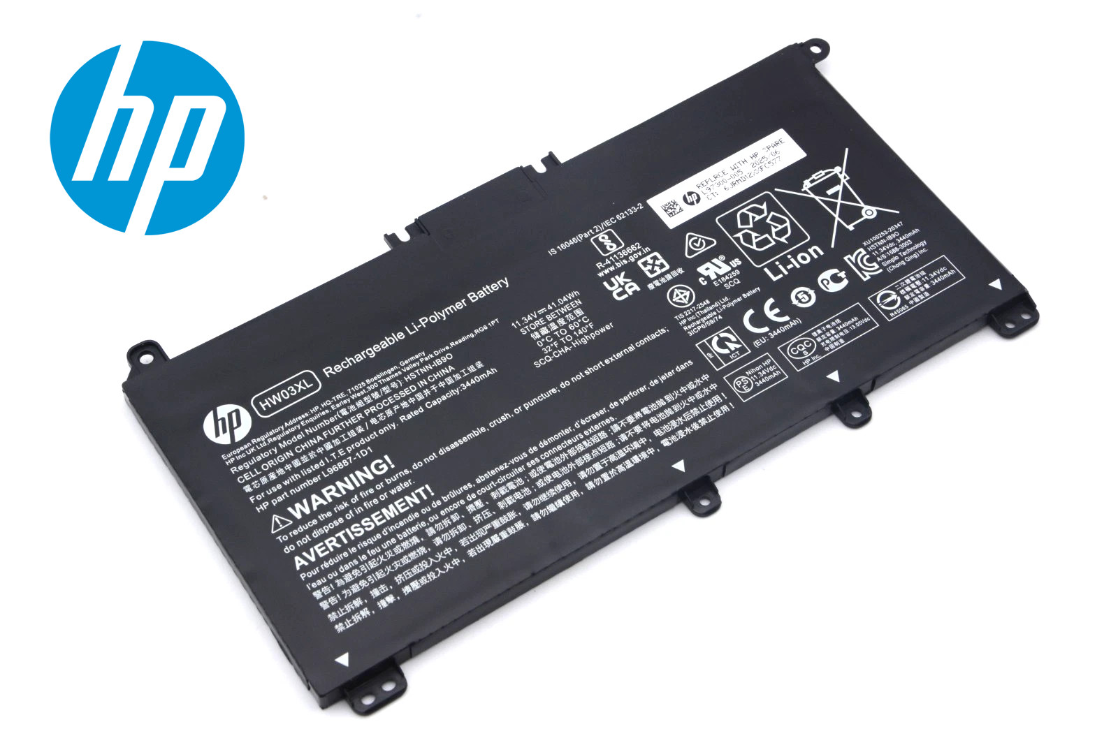 Original HW03XL Battery For HP Pavilion 15-EG 17-CN 17-CP HSTNN-IB90 L97300-005