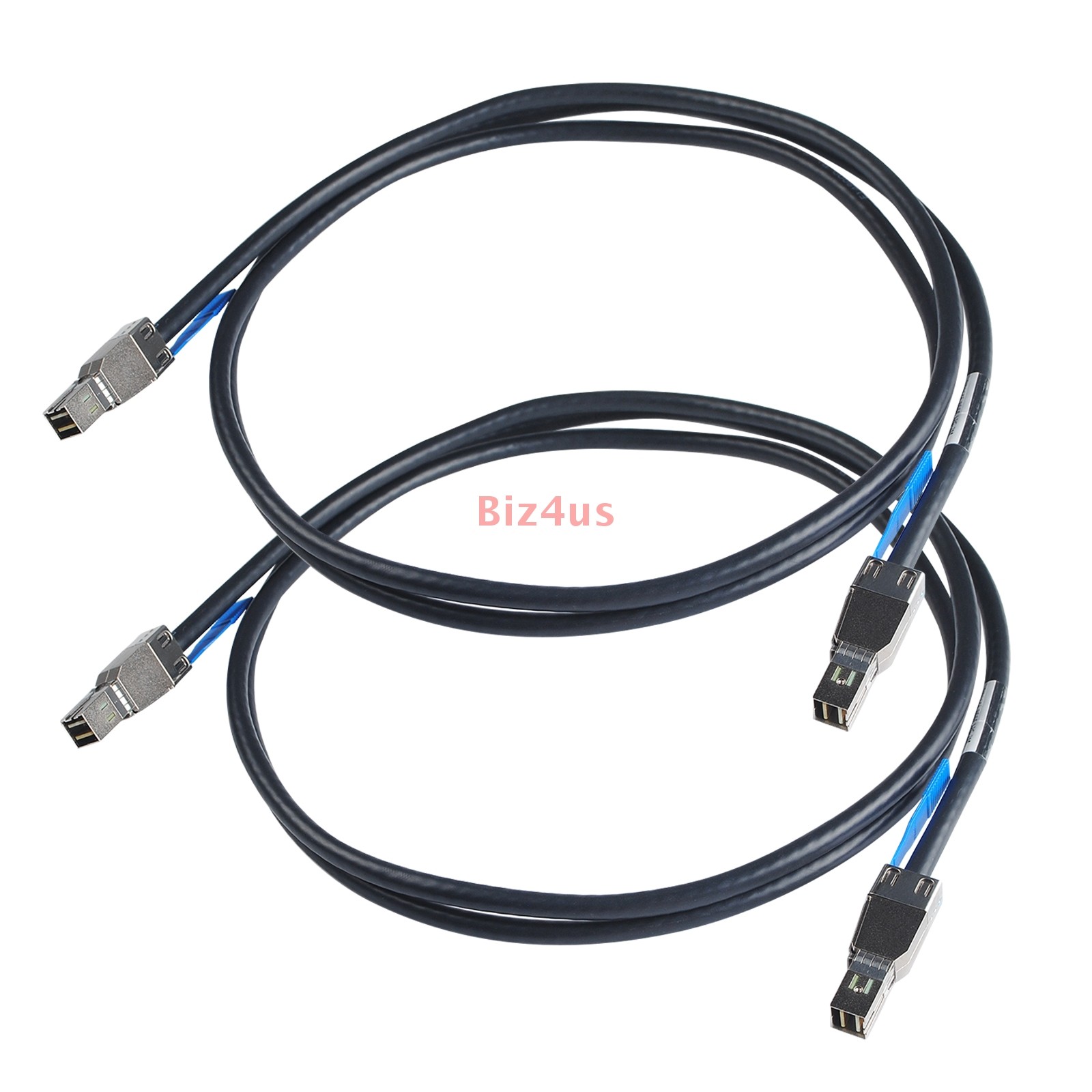 2PCS 12Gb/s External Mini SAS HD SFF-8644 to SFF-8644 Hard Drive Data Cable 2M