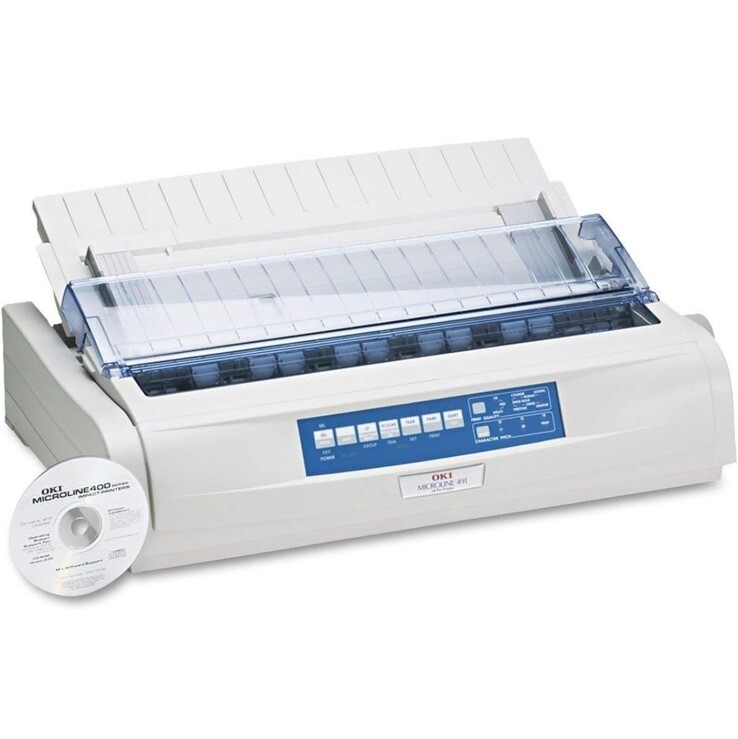 RE-NEWED OKI Data Microline 491 Okidata Printer 24pin/USB