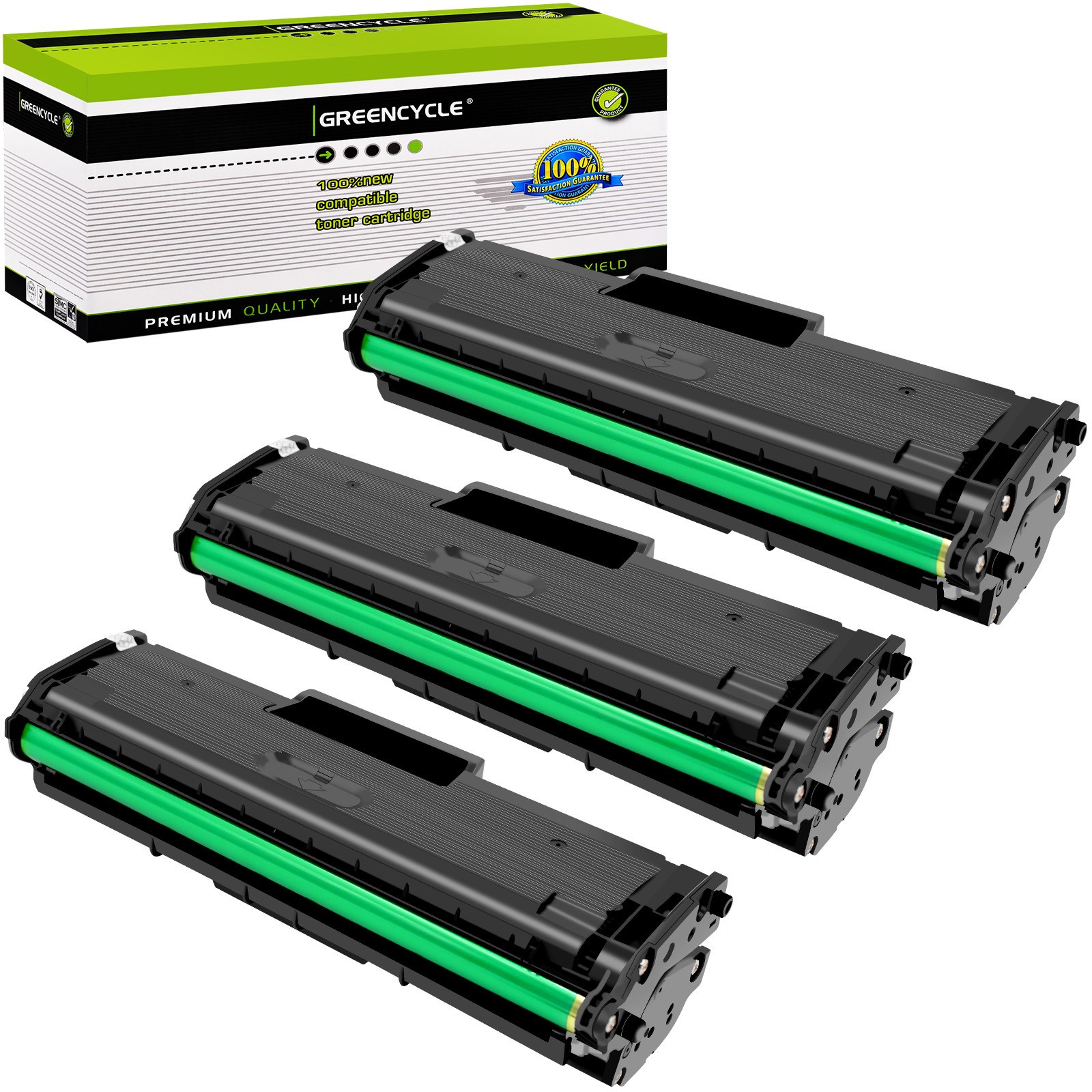 3PK MLT-D101S Toner Fit for Samsung MLTD101S SCX-3400FW 3401 SCX-3401FH ML-2168