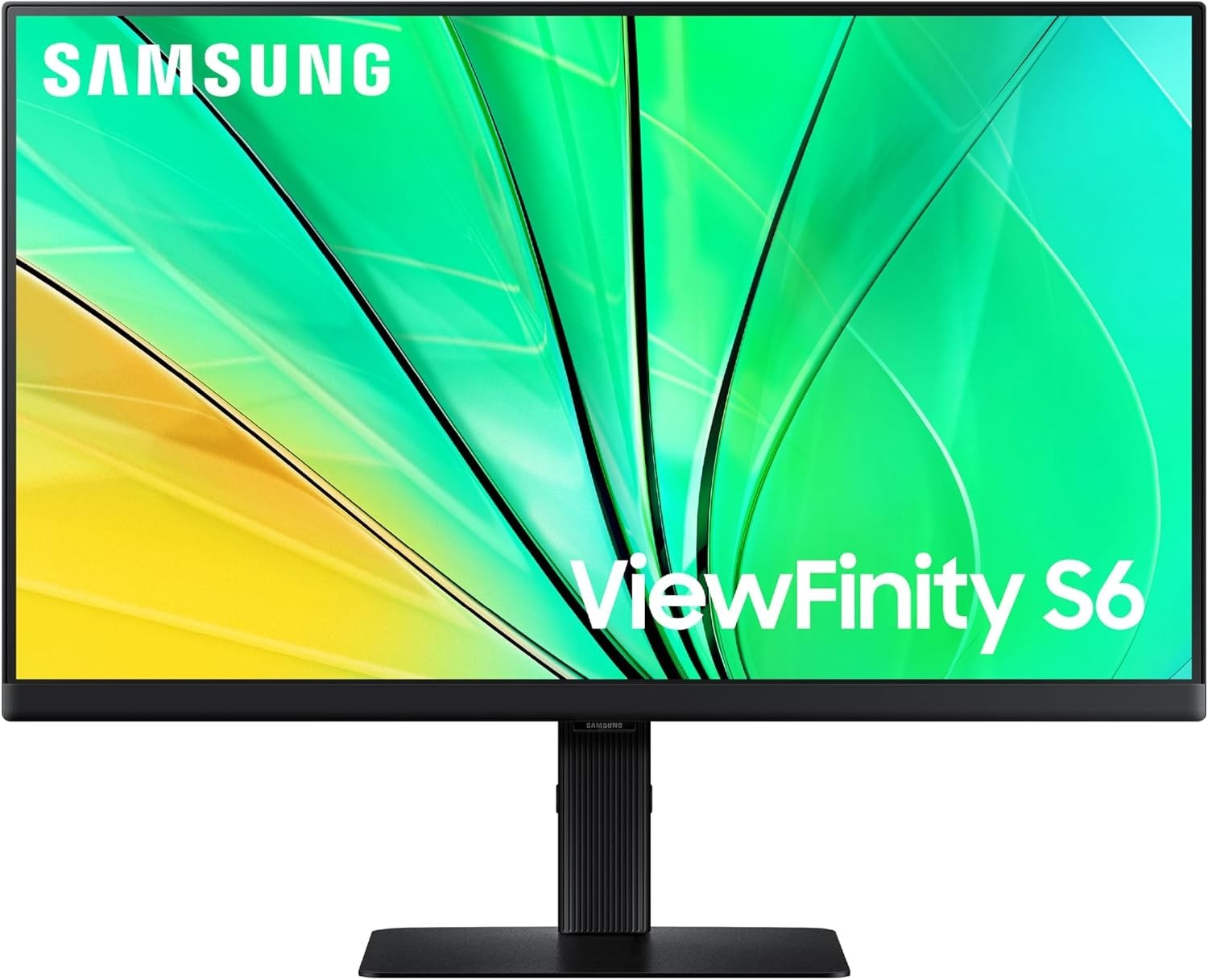 SAMSUNG 24" ViewFinity S6 (S60D) Series QHD High Resolution S24D606EAN