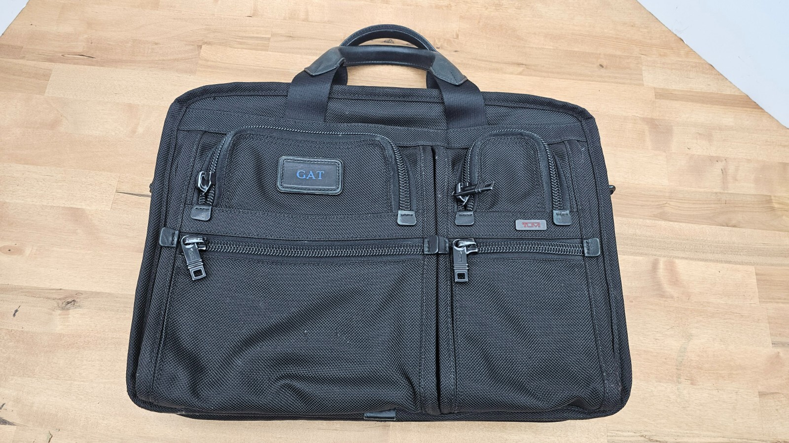 Tumi Alpha T-Pass Expandable Laptop Brief Black