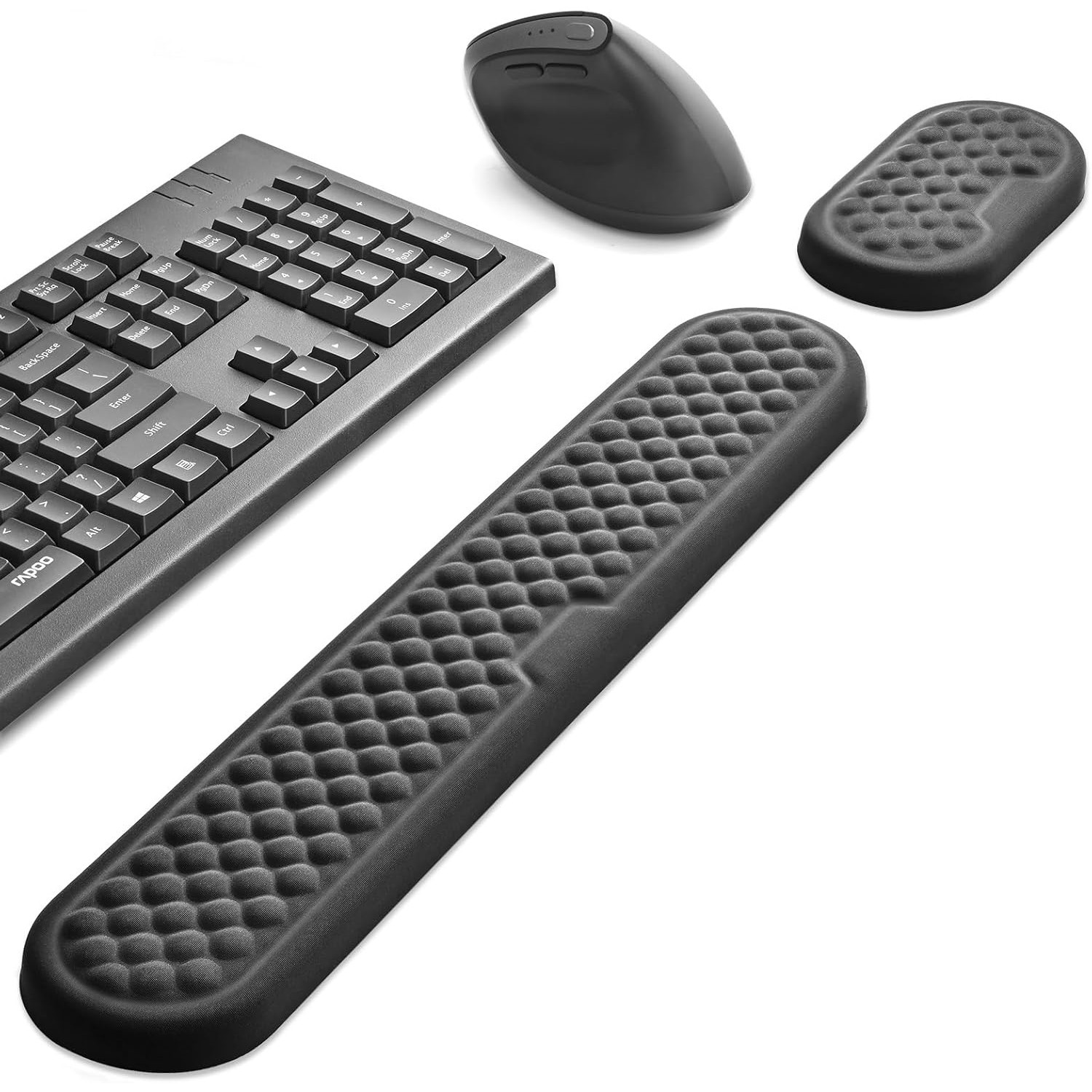 Keyboard Mouse Wrist Support Memory Foam Wrist Rest Pad Ergonomic Wrist Cushion