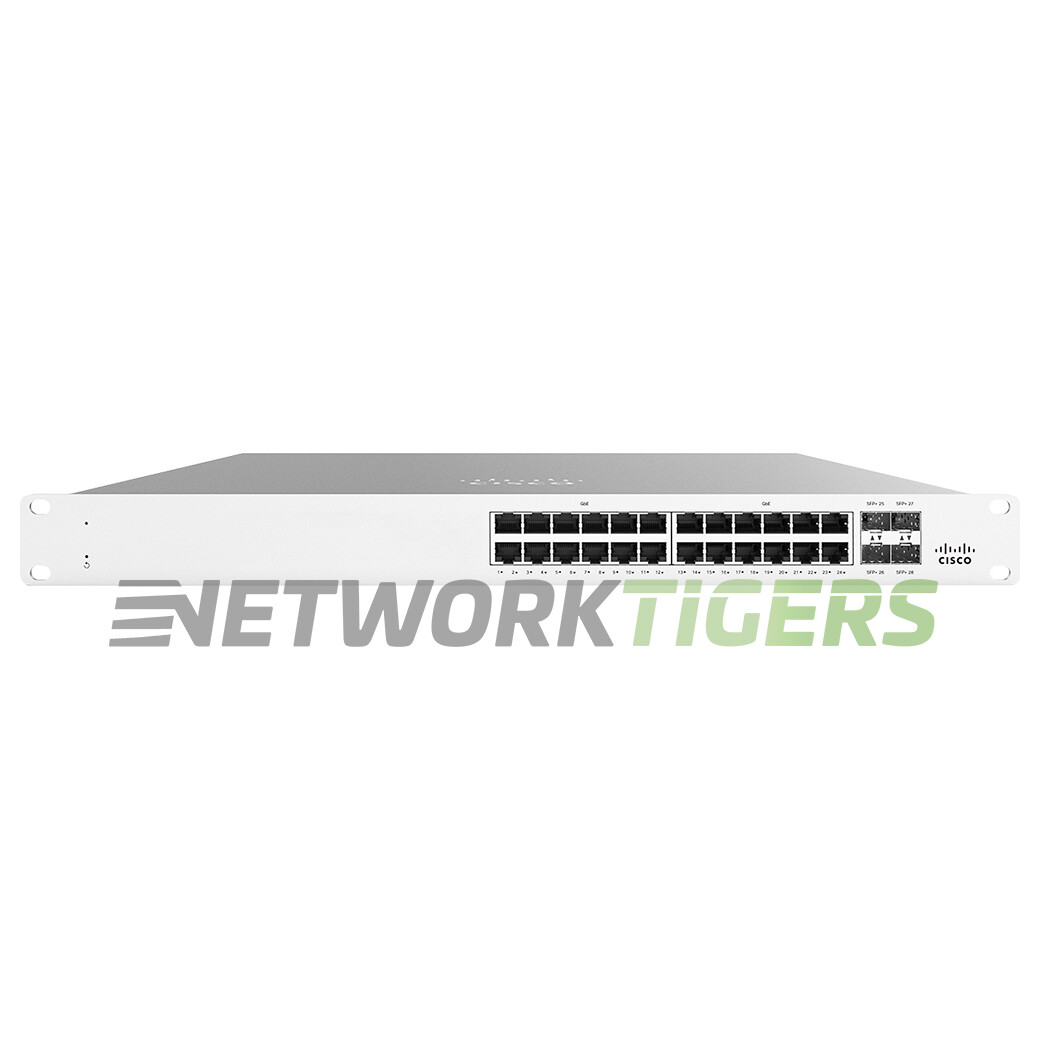 Cisco Meraki MS125-24-HW MS125 24x GE 4x 10G SFP+ NON-POE Unclaimed Switch