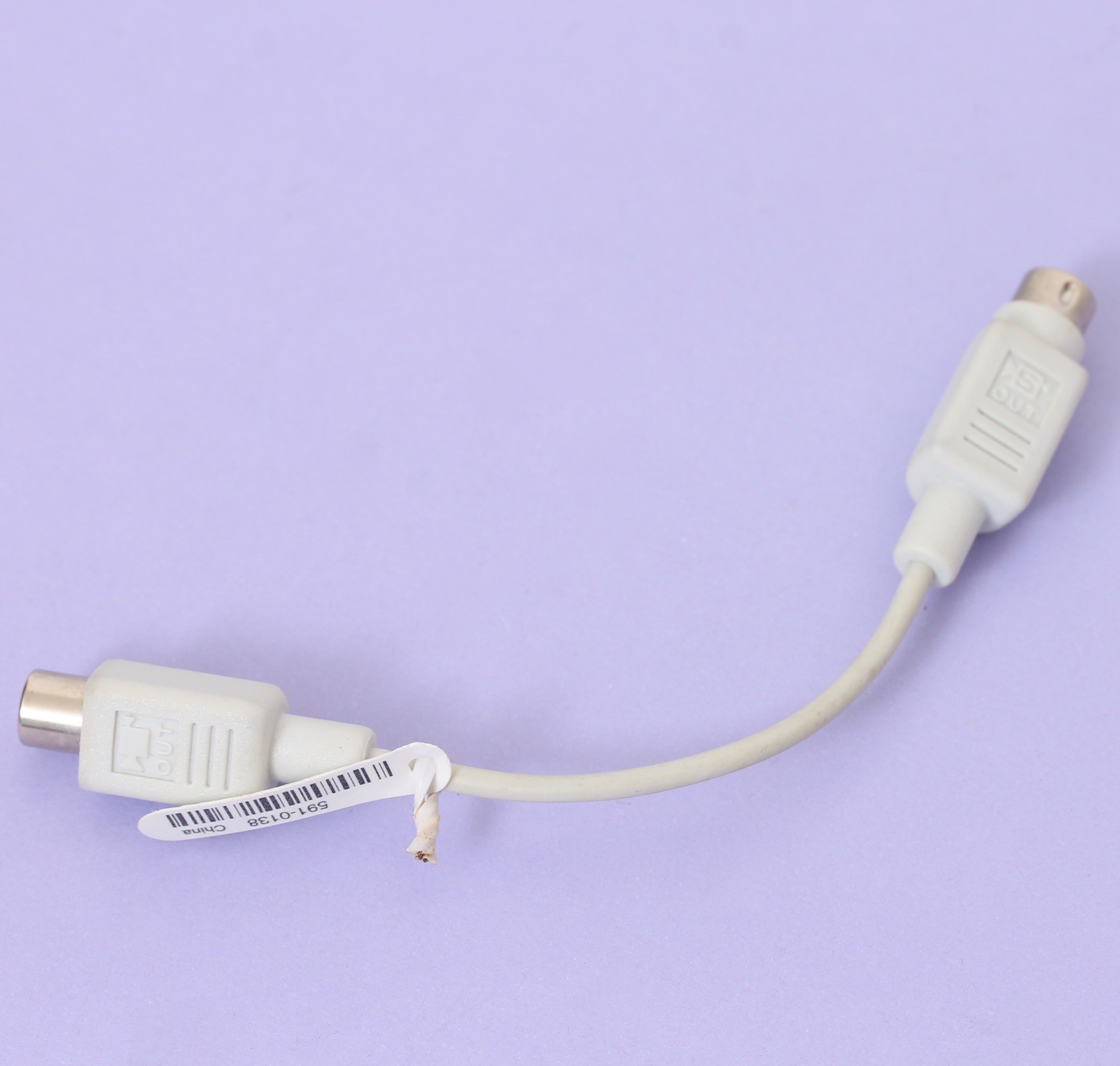 Apple S-Video to Composite Adapter for Macintosh PowerMac Performa LC 591-0138