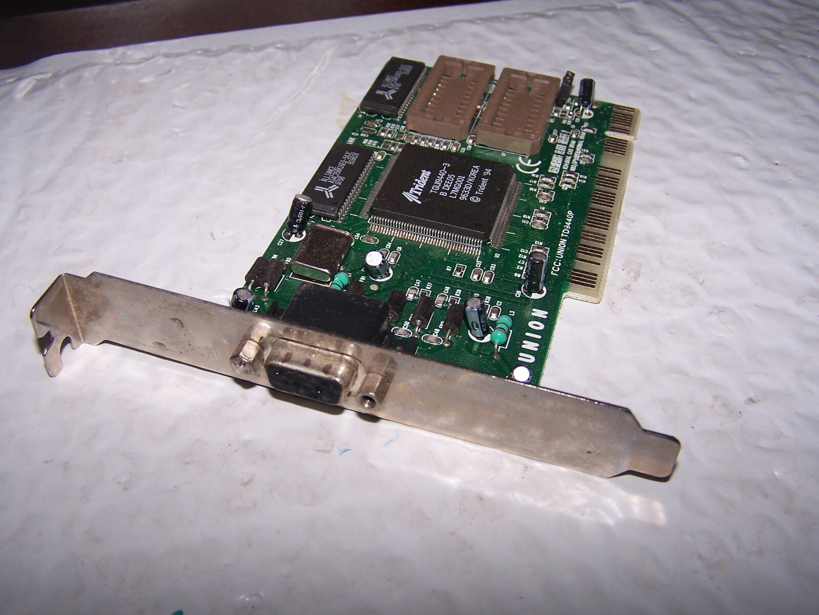 Union TD9440P Graphics Card PCI VGA 512k Trident Tgui9440-3 GPU