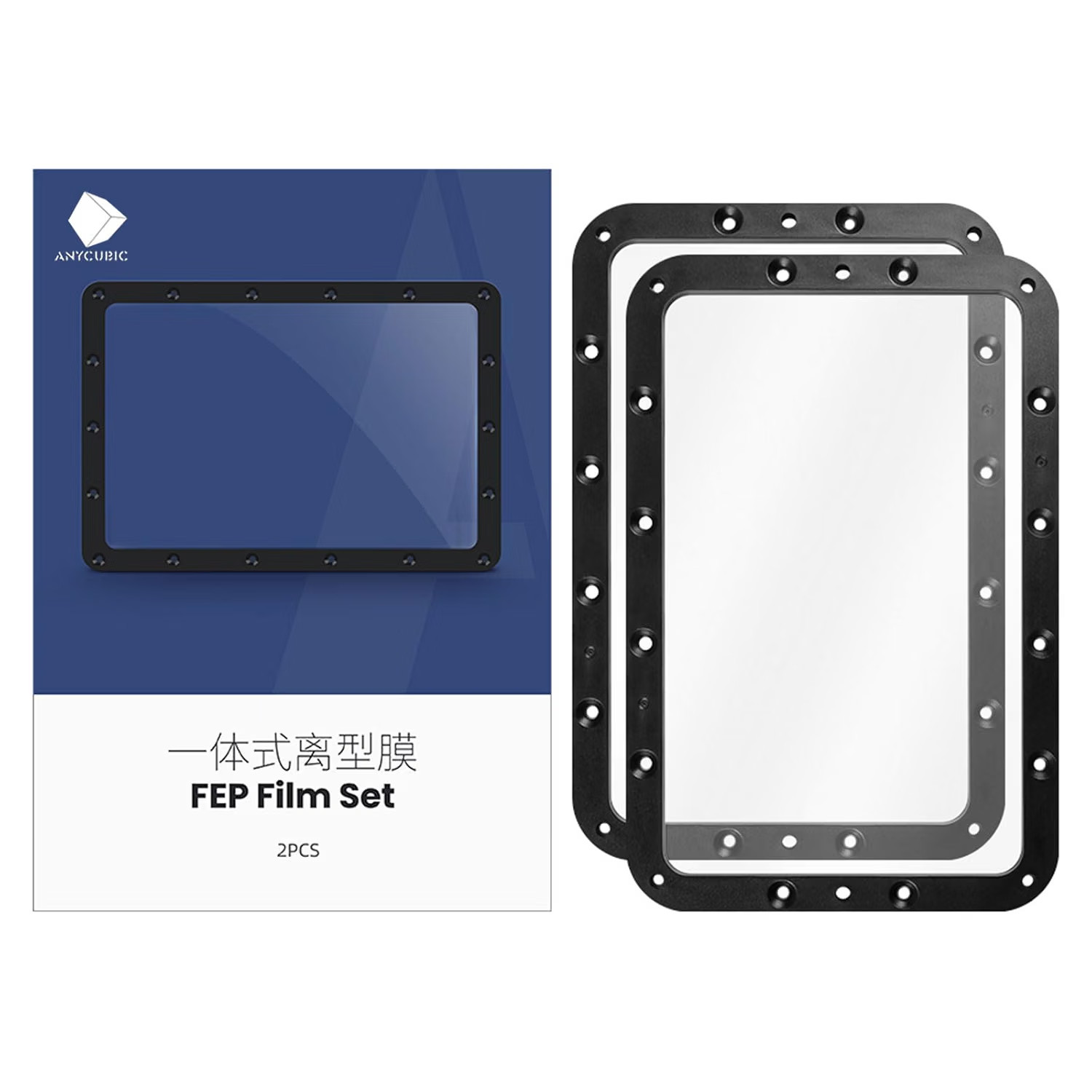 ANYCUBIC FEP Film 2Pcs for Photon Mono 2/Photon Mono 4, Integrated Design, Easy