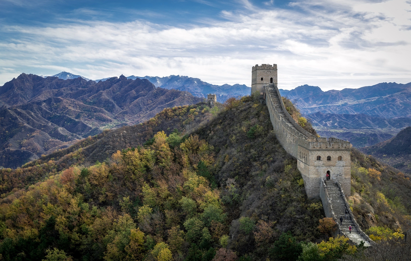 Landscape great wall of china Custom Gaming Mat Desk