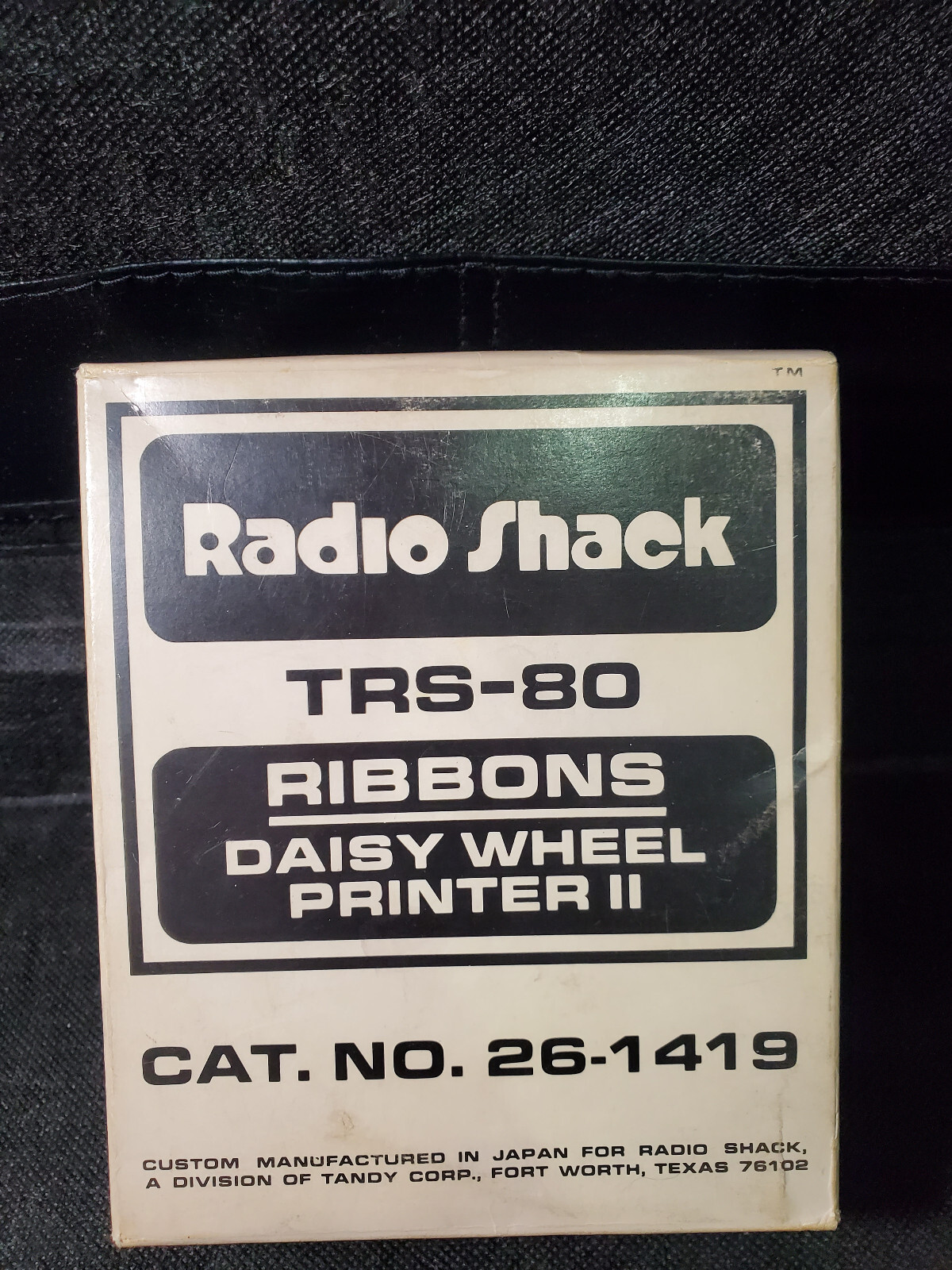 RadioShack TRS-80 RIBBONS DAISY WHEEL PRINTER II