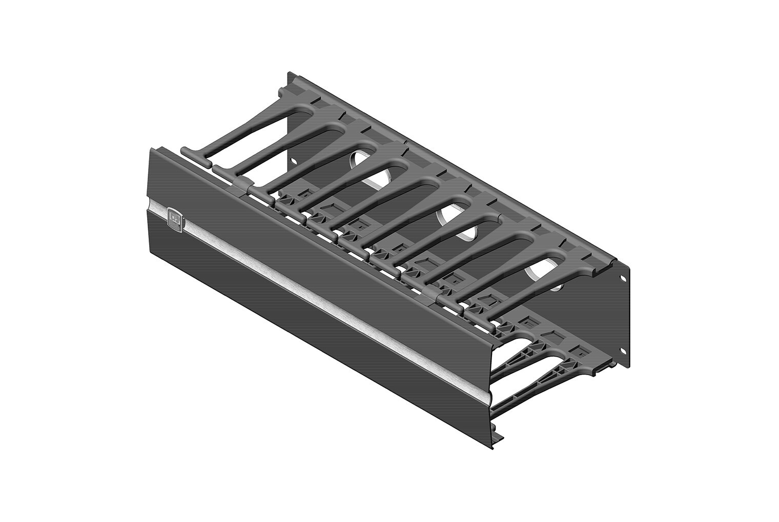 Chatsworth Evolution Horizontal 19" Cable Manager Rack 35441-702