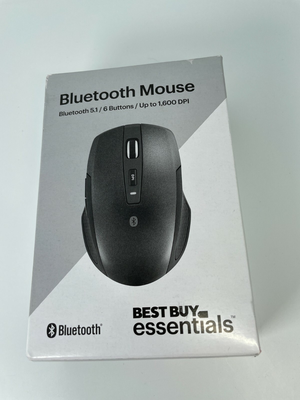 Best Buy Wireless Bluetooth 5.1 Optical 6 Button Mouse for PC and Mac - Black
