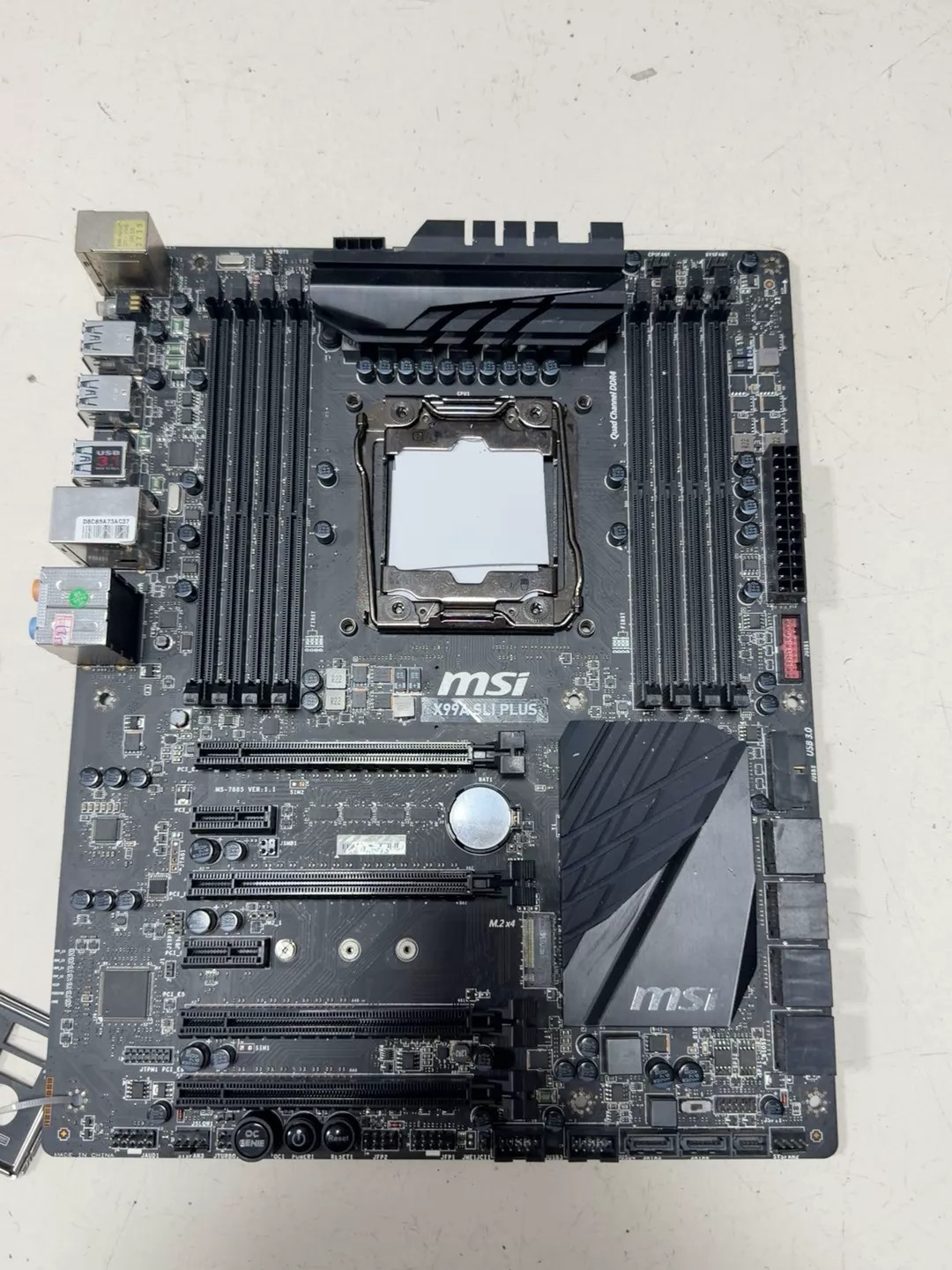 For MSI X99A SLI PLUS motherboard X99 LGA2011-V3 8*DDR4 128G ATX Tested ok